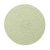 Homla Cord Placemat Light Green 38 cm